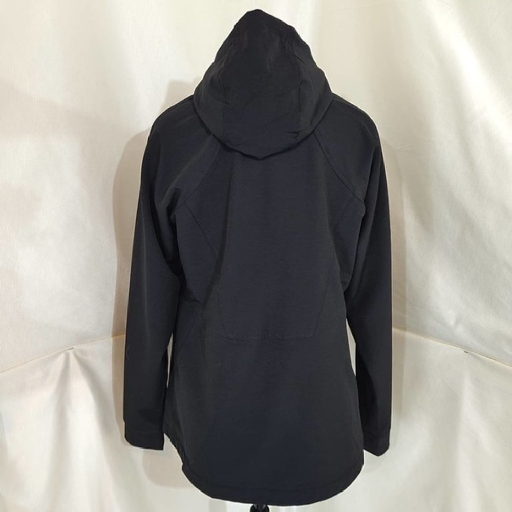 BLACK Softshell Jacket with Fuzzy Lining - Size Large - Picture 3 of 11
